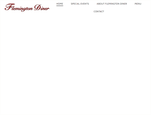 Tablet Screenshot of flemingtondiner.com